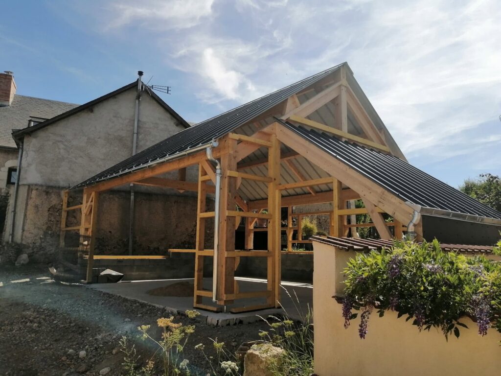 Renforcement d'une charpente traditionnelle en Sarthe