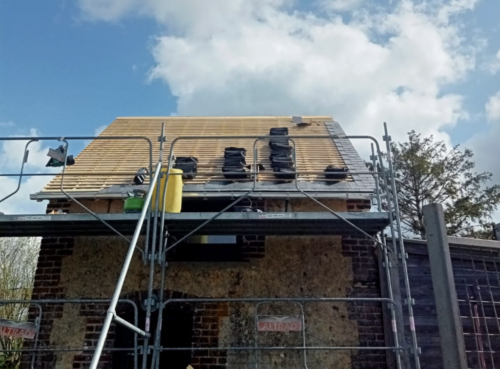 Construction d'une charpente en bois dans le Loir-et-Cher