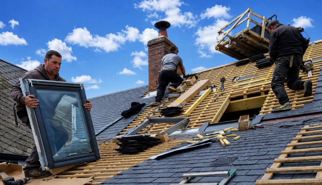 Travaux de toiture en Sarthe et dans le Loir-et-Cher